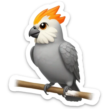 cockatiel bird sticker