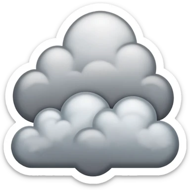 Cloudy season sticker