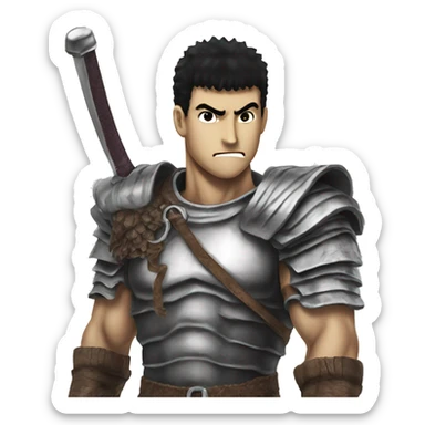 Guts from berserk sticker