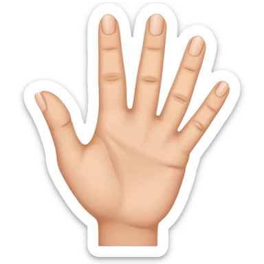 Make a hand with the fingers making a W sticker