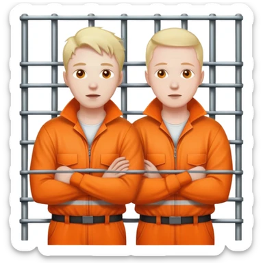 tech bros locked in jail sticker