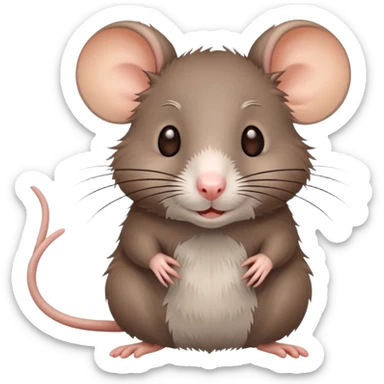 cute rat sticker