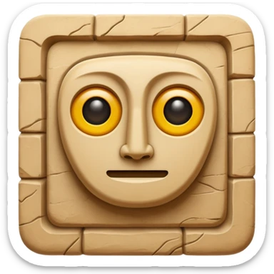 Hieroglyph saying hello sticker