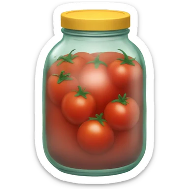 tomato jar sticker