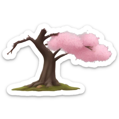 Cherry blossom tree sticker