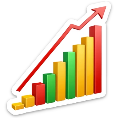 Graph growth sticker
