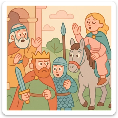pastel toon style Anglo-Saxon manuscript illustration, no text sticker