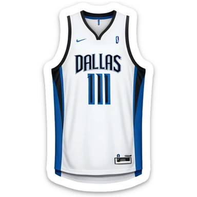 dallas mavericks jersey number 11 sticker