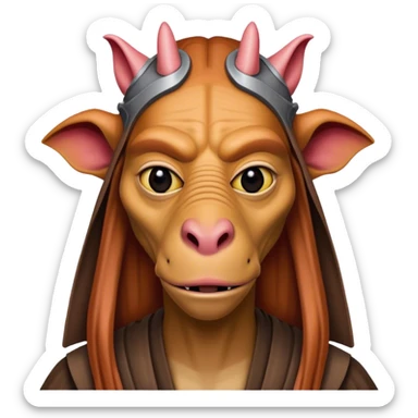 Darth Jar Jar Binks sith sticker