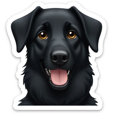 black german shepherds  sticker