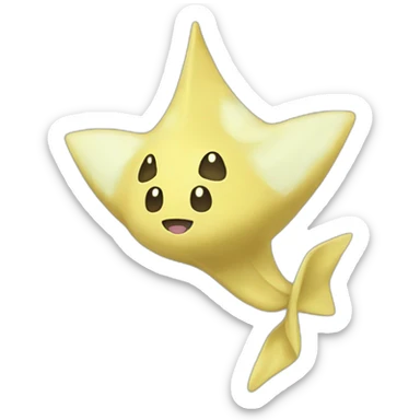 Jirachi pokemon sticker