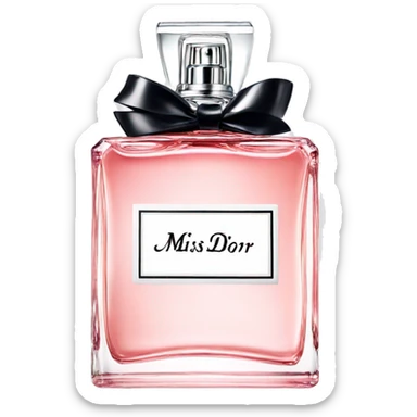 Miss dior perfume sticker