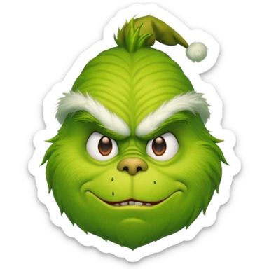 Grinch sticker