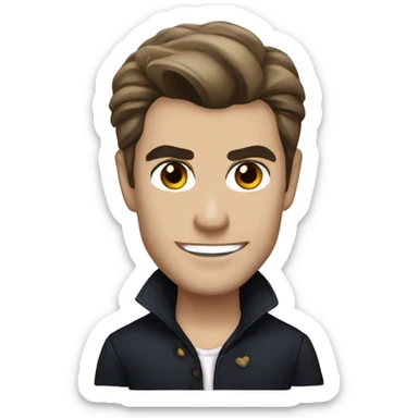 Stefan Salvatore from vampire diaries sticker