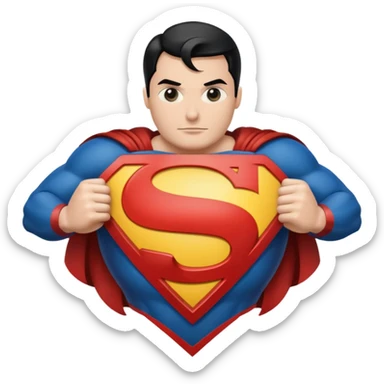 Superman Symbol batman v superman black sticker