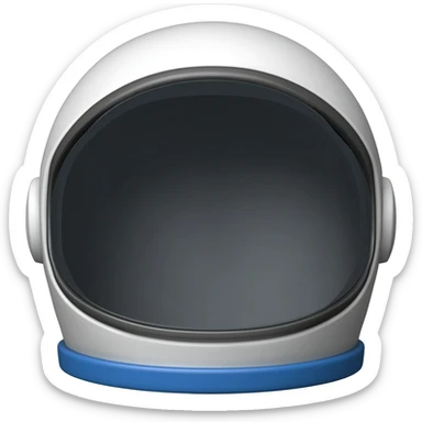 astronaut helmet sticker