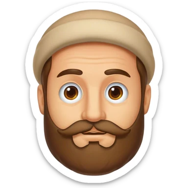 Luigi mangione but a little bit older and with a beard sticker