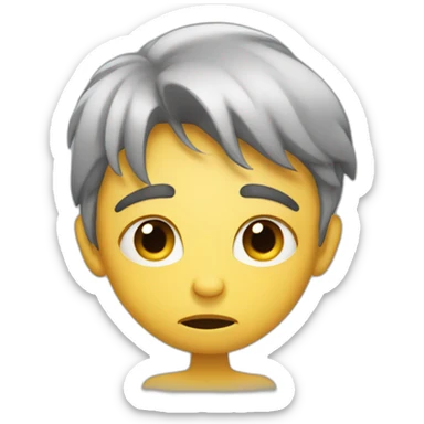 feeling ashamed sticker