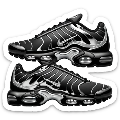 Nike Air Max Plus TN "Black Chrome" sticker