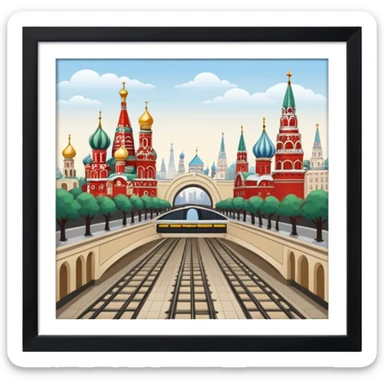 moscow metro sticker