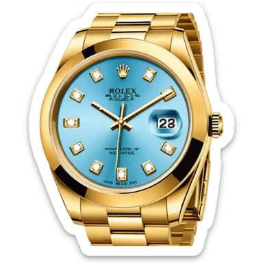 diamond rolex emoji sticker