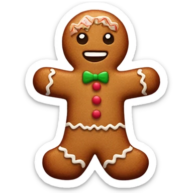 Gingerbread sticker