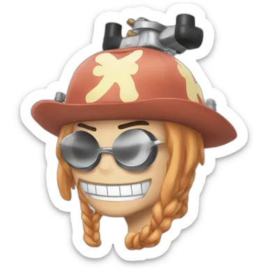Chopper dans one piece sticker