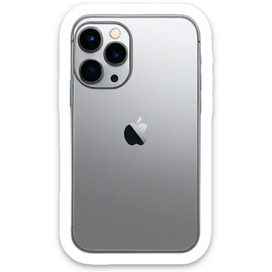 iPhone 15 pro titanium with high detail sticker