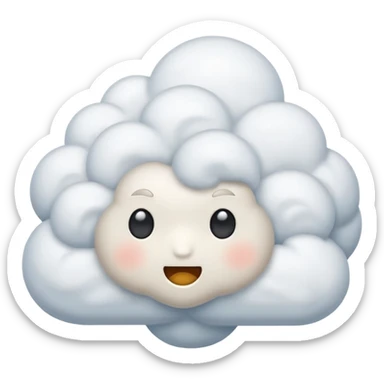 fight cloud
 sticker