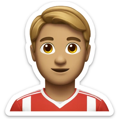  Red soccer jersey number 11 sticker