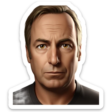 portrait of a boy in shirt sticker