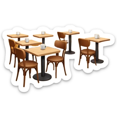 tienda de café sticker