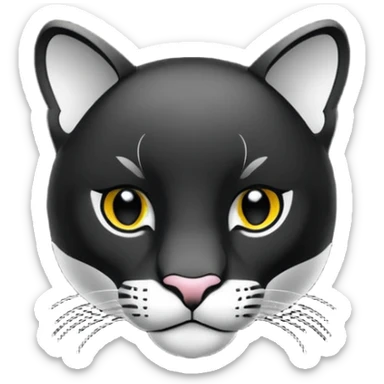 Lel logo de la marca de ropa puma  sticker