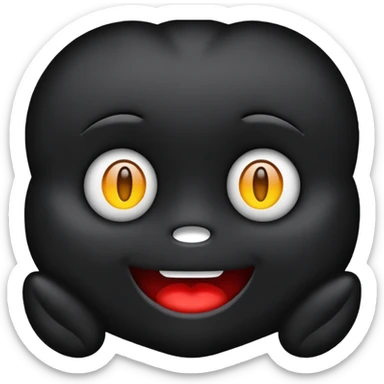 Emoji cœur gothique  sticker