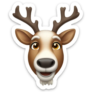 Reindeer sticker