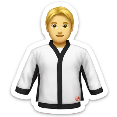 Martial Arts Uniform sticker