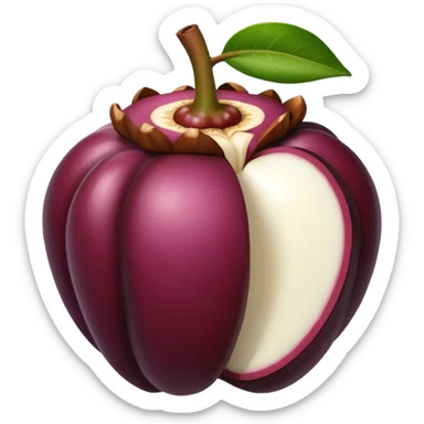 Mangosteen flesh sticker