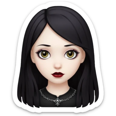 Gothic girl like you sticker
