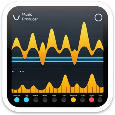 a music producer app sticker