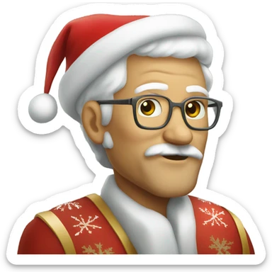 Christmas st Nikola sticker