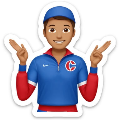 Red, White, and Blue Reigning Champion sticker