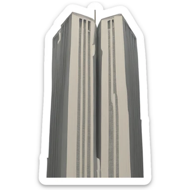 twin towers sticker