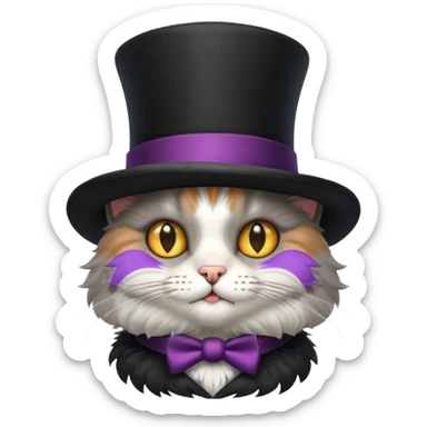 Кот маг sticker