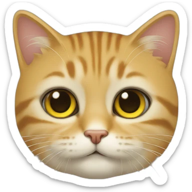 Chat sur chat sticker