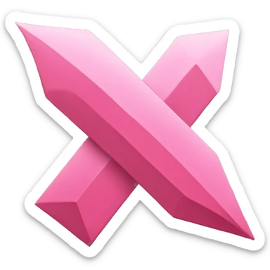 Pink arrow icon sticker