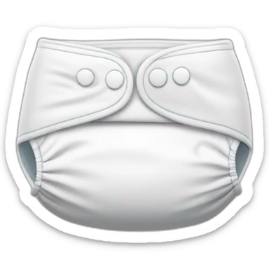 Diaper for baby sticker