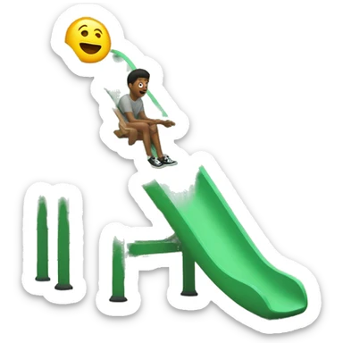 slide at a park sticker