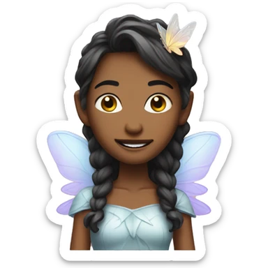 create a fairy who saves youtube channels and her name SubSub
 sticker