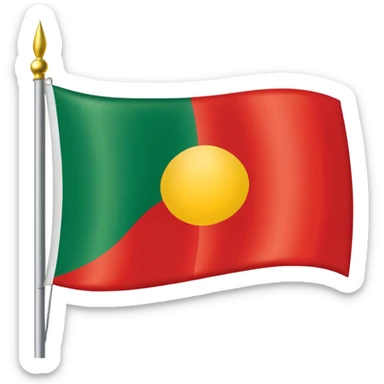 Kürdistan flag yatay sticker