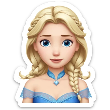 elsa frozen disney sticker